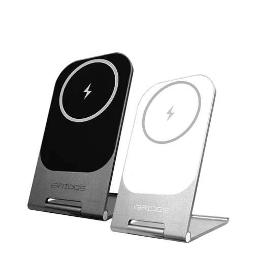 【MagSafe磁吸】15W MagSafe超輕薄金屬支架無線充電器：圖片 2